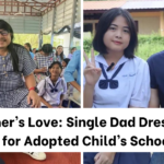 A Father’s Love: Single Dad Dresses as Mother for Adopted Child’s School Event