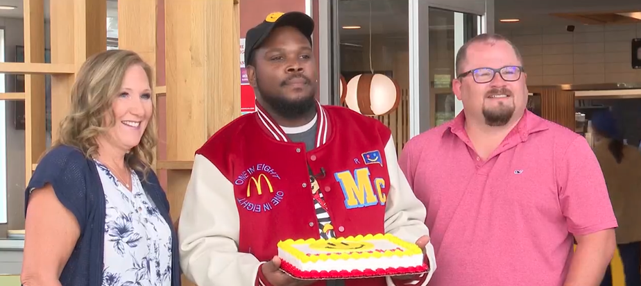 McDonald’s Worker Receives Hospitality Award for Exceptional Customer Service